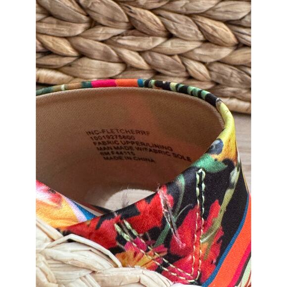 NWOB! I.N.C. International Concepts Fletcherr Lace-Up Wedge Sandals - Picture 4 of 8